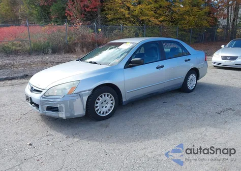 2007 Honda Accord 2.4 Vp from USA, damaged, VIN 1HGCM56107A075222